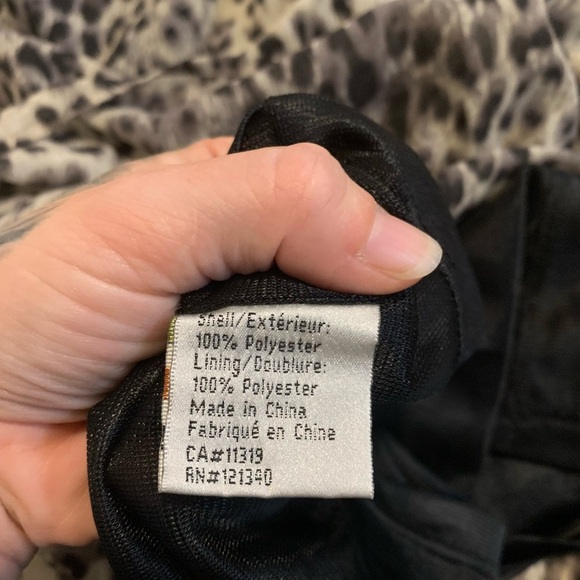 Dynamite Leopard Animal Print One Shoulder Ruffle Mini Dress | Y2K Party P/S - Picture 4 of 6